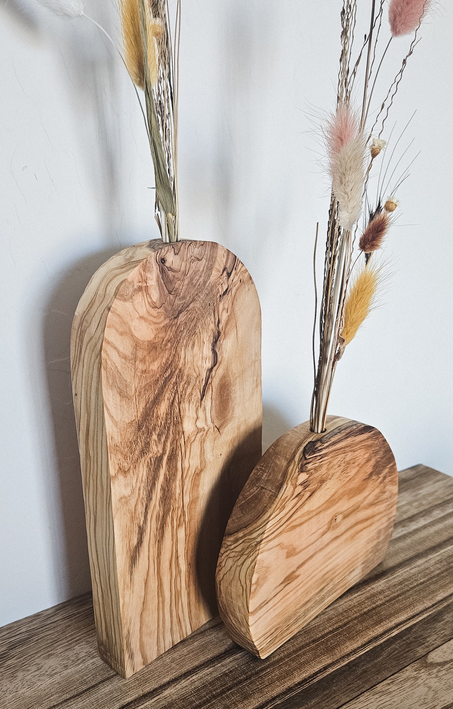 Olivewood Vases