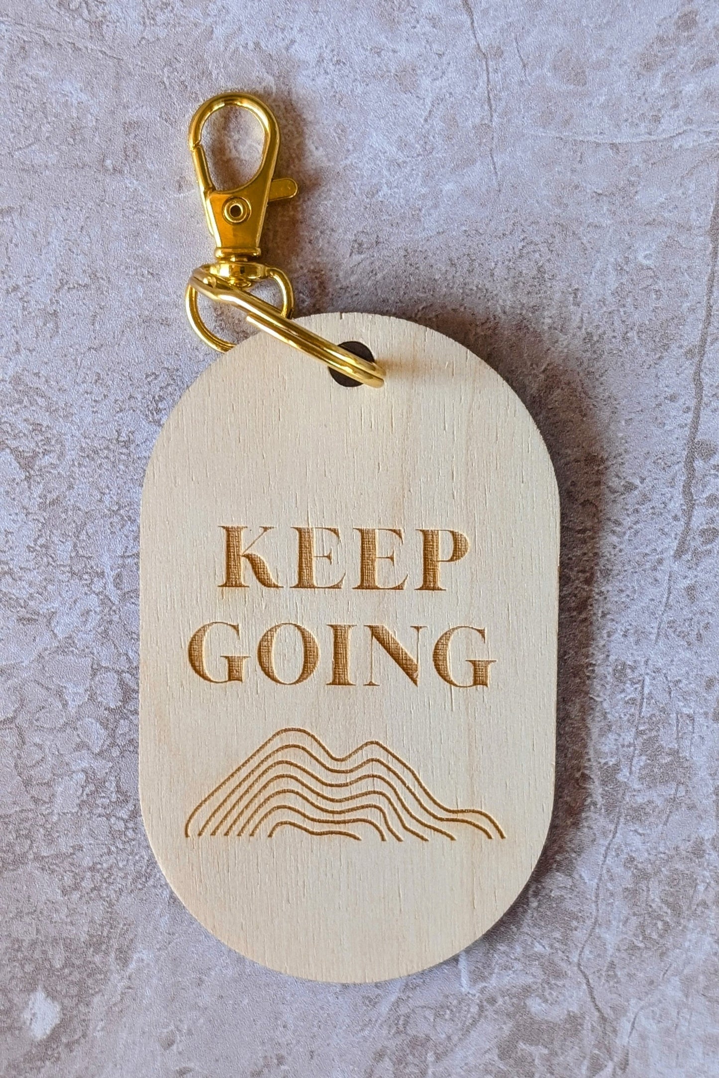 Keep Going Keychain