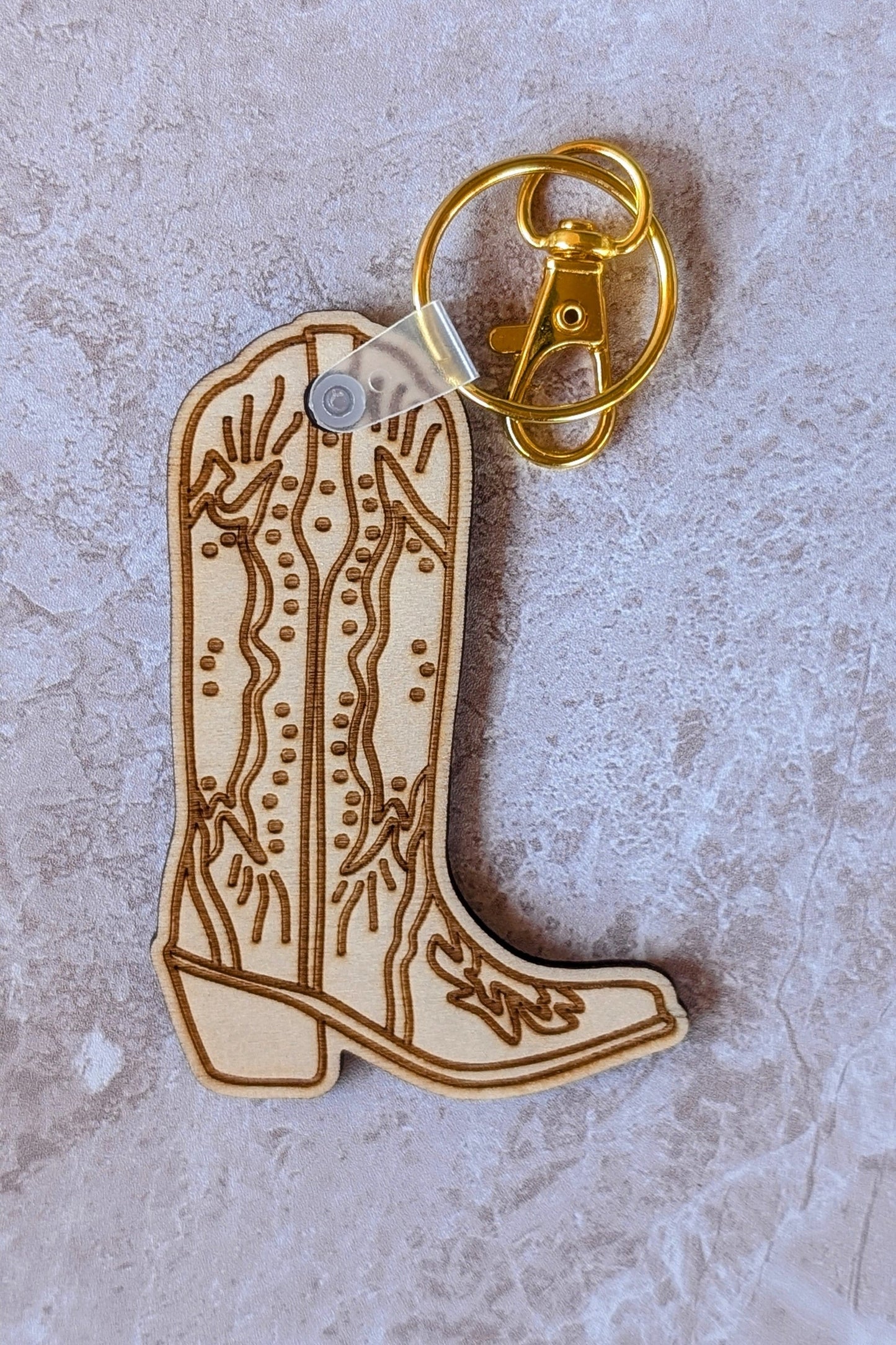 Cowgirl Boot Keychain