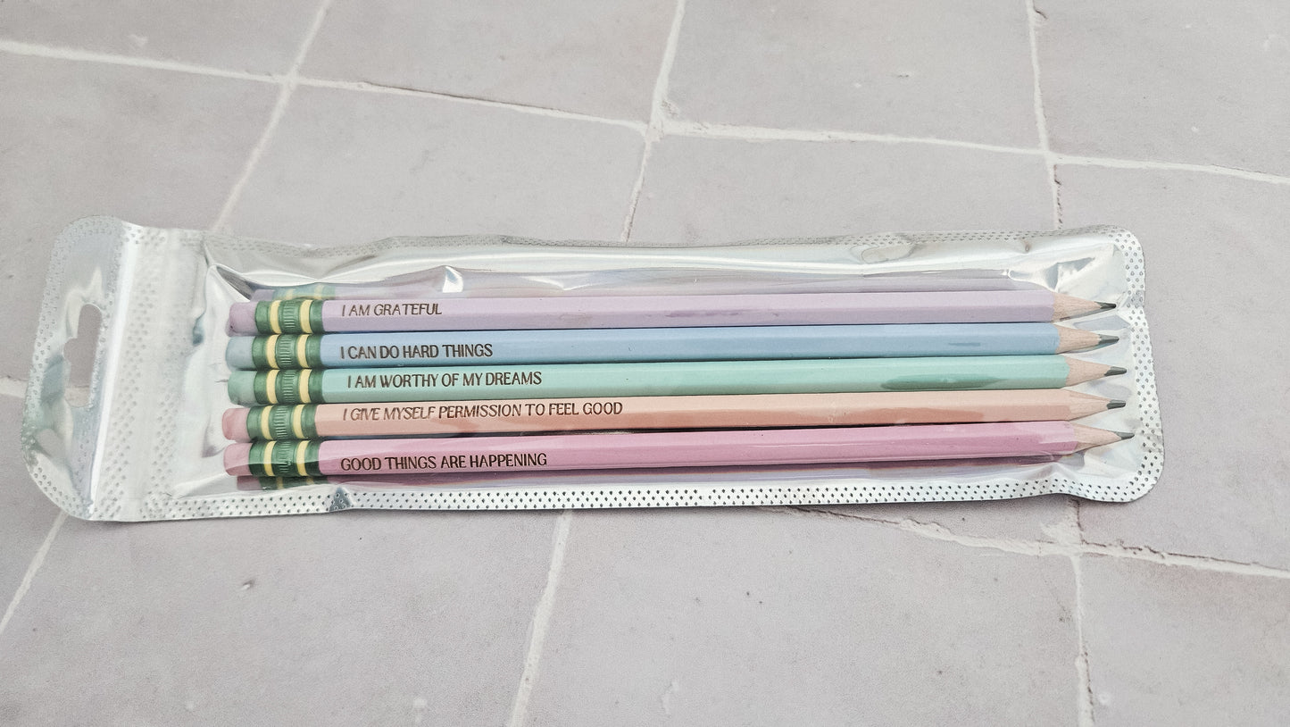 Affirmation Pencils